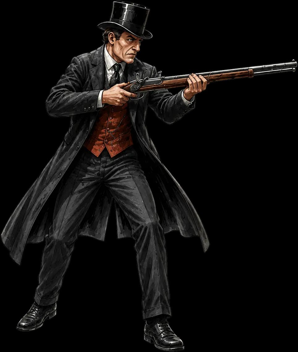 Integrity character art - Top Hat